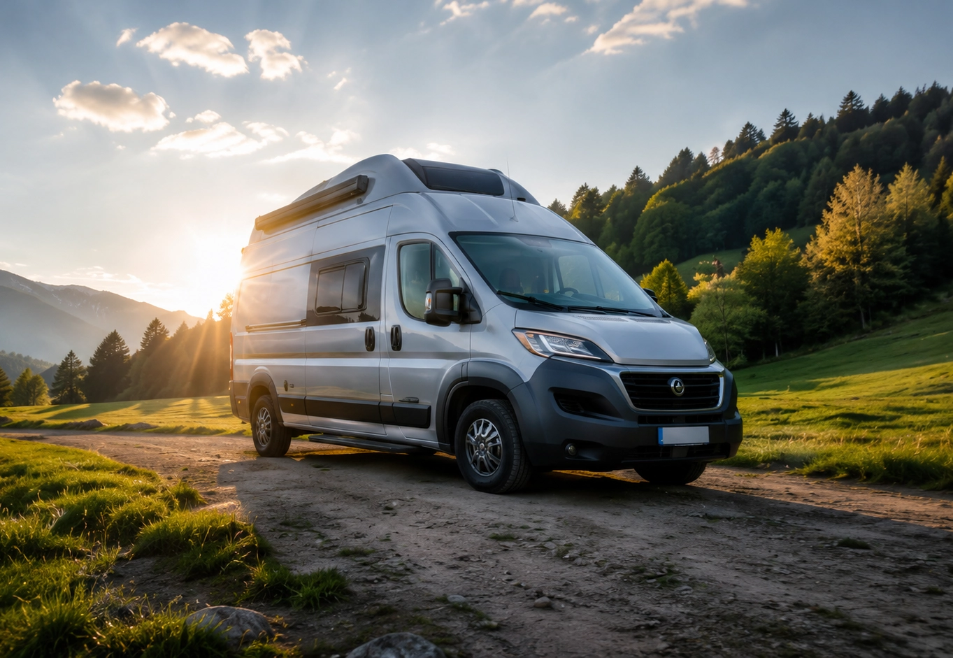 campervan vrijheid in de bergen