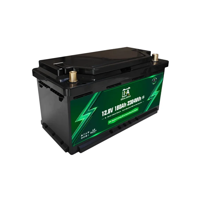 Idealakku-IA-SERIES-Lithium-Batterie-LiFePO4-12V-180Ah-Smart-BMS-mit-Bluetooth-Wohnmobil-Untersitzbatterie-mit-Heizung